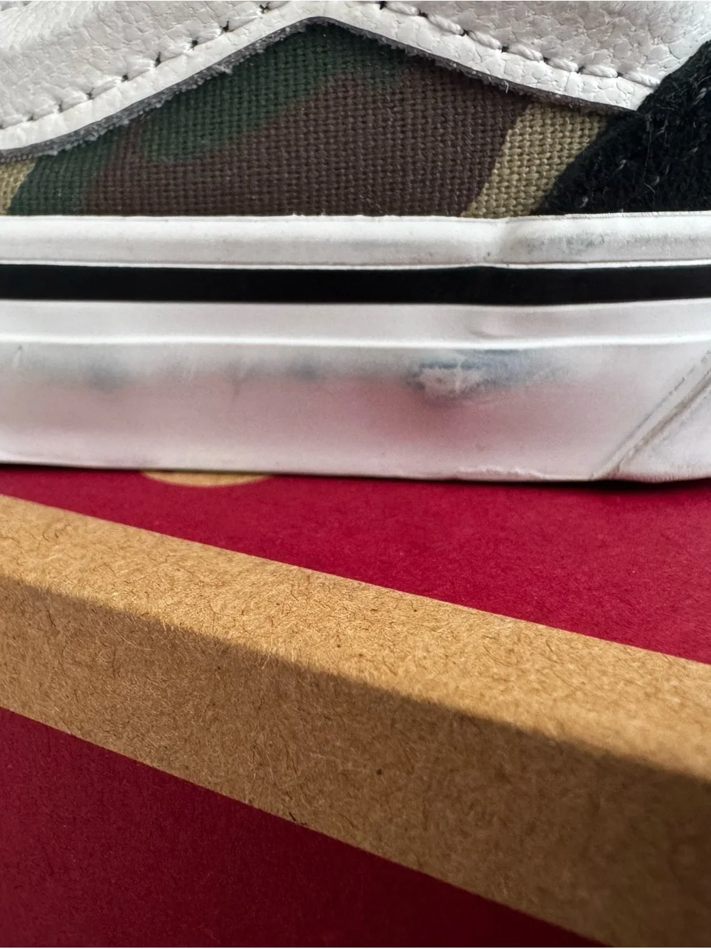 Vans Baby (Size 2) Old Skool Sneakers in Black and Olive Camo